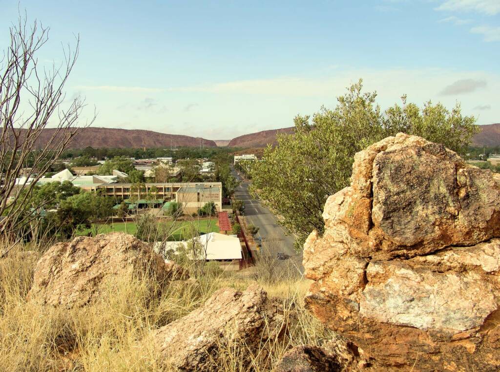 View to Heavitree Gap from Anzac Hill, Alice Springs