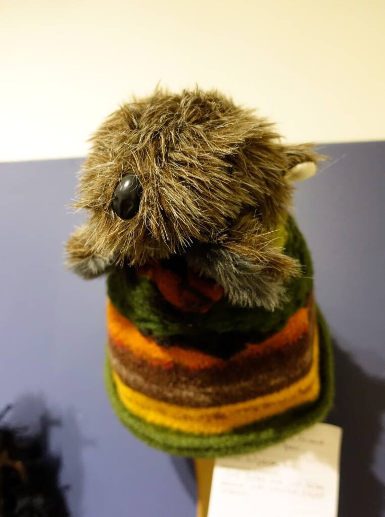 My Wombat Friend by artist Judith Spear, Alice Springs Beanie Festival, 2018