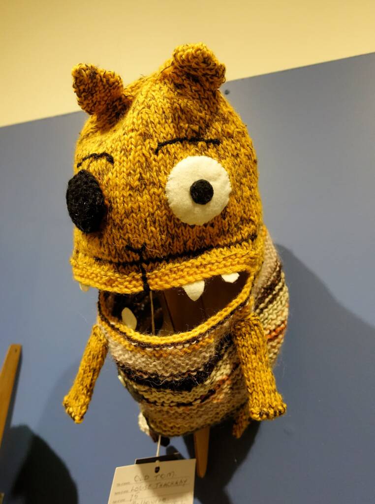 Old Tom by artist Louise Thackray, Alice Springs Beanie Festival, 2018