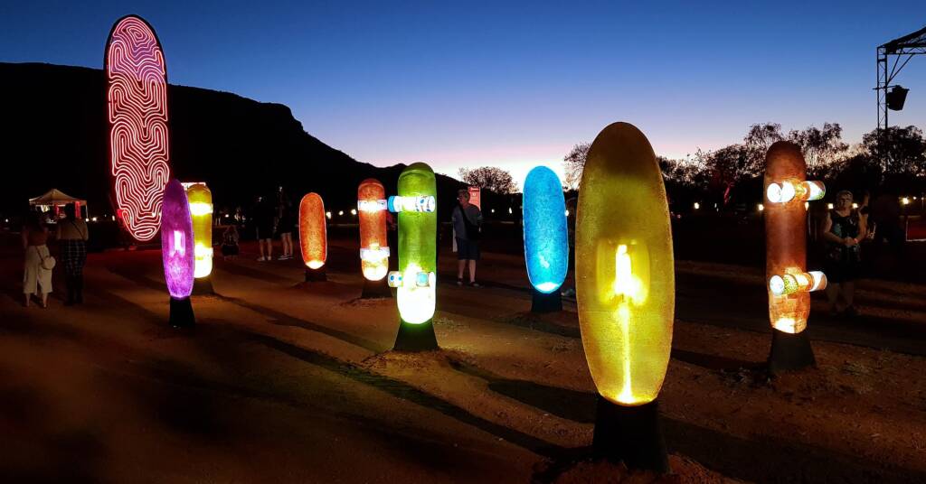 Future Kultcha - Revolving Kultcha, 2021 - Parrtjima - A Festival in Light