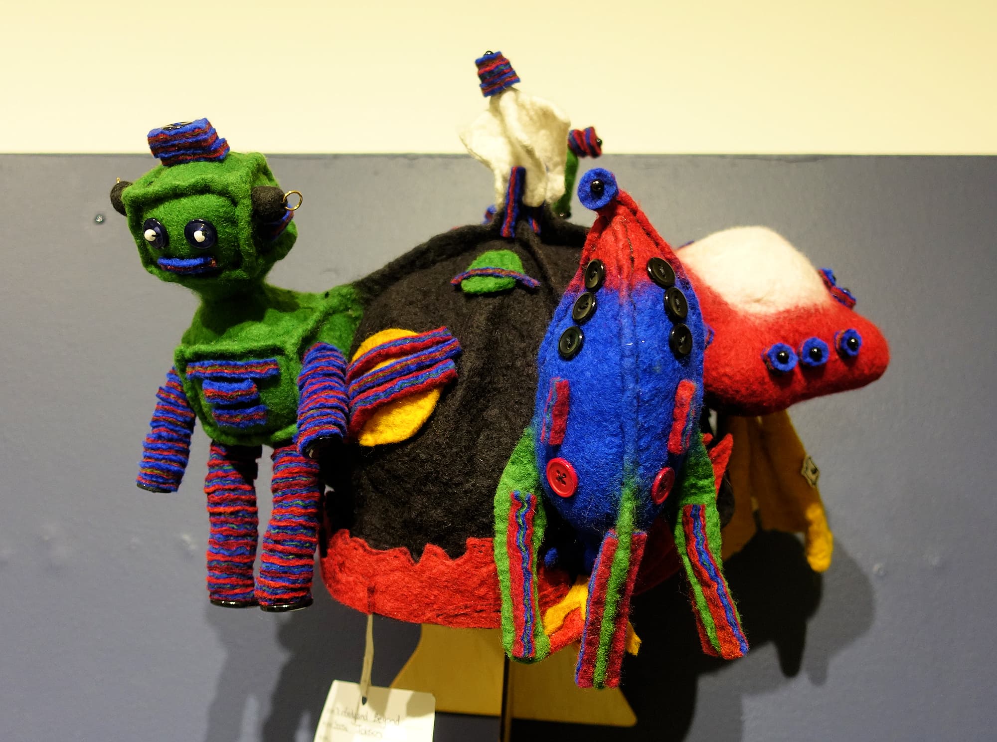 To Infinity and Beyond by artist Soosie Jobson, Alice Springs Beanie Festival, 2018