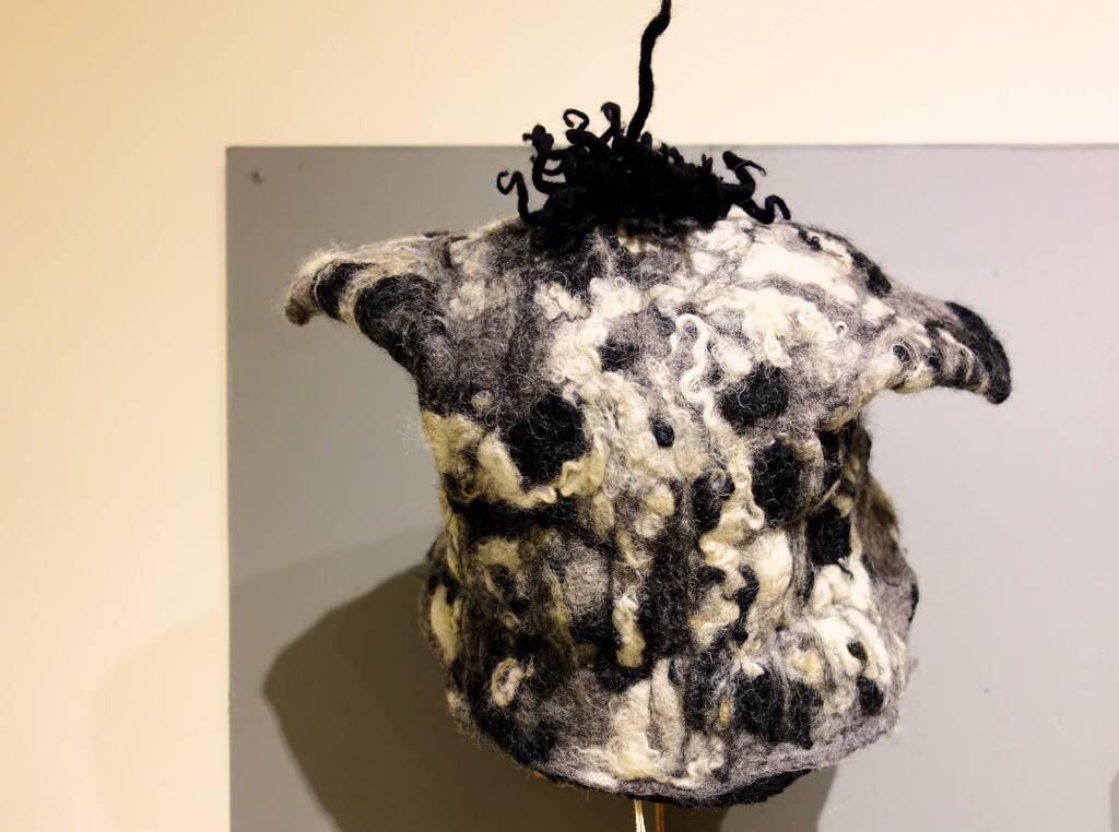 Toro by artist Judith Spear, Alice Springs Beanie Festival, 2018