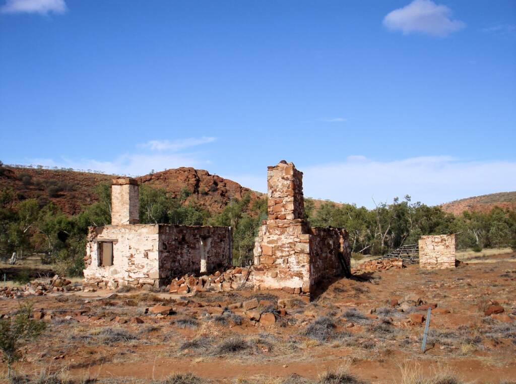 Historic ruins, Owen Springs Reserve, NT