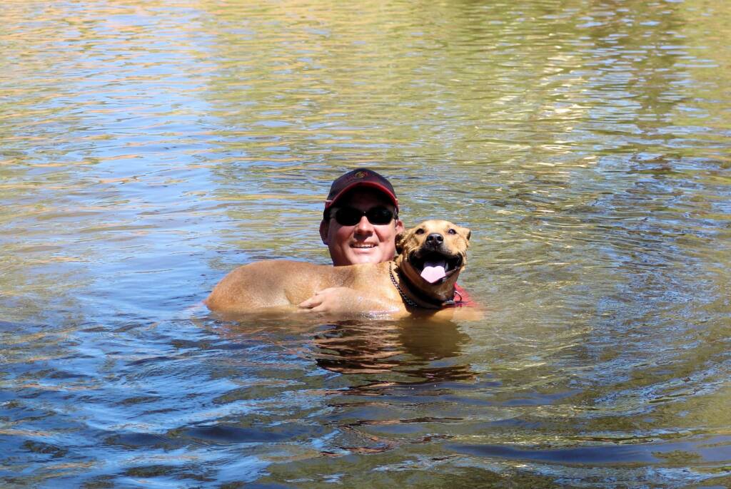 Pet friendly Redbank Waterhole, Owen Springs Reserve, NT