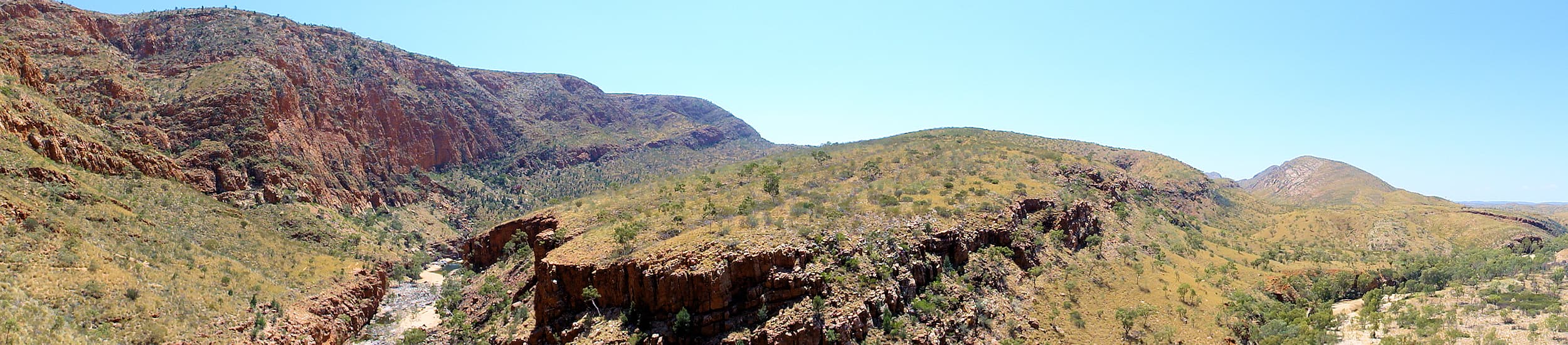 View from Ormiston Gorge Lookout, NT