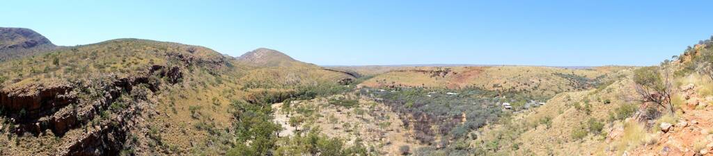 View from Ormiston Gorge Lookout, NT