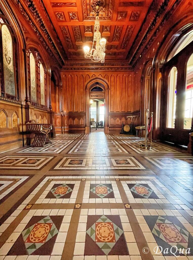 Minton Ceramic Floor, Larnach Castle, Dunedin, New Zealand