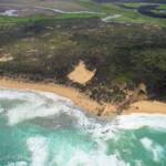 Aerial view of the Great Ocean Road, VIC