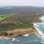 Aerial view of the Great Ocean Road, VIC