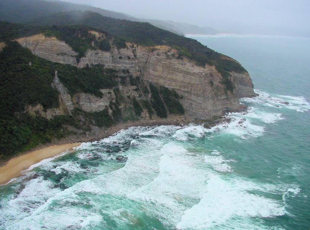 Aerial view of the Great Ocean Road, VIC