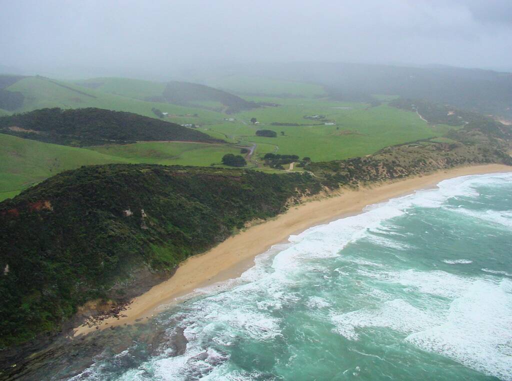 Aerial view of the Great Ocean Road, VIC