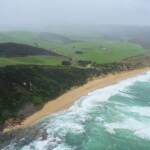 Aerial view of the Great Ocean Road, VIC