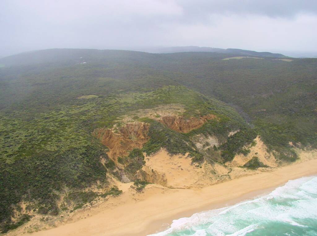 Aerial view of the Great Ocean Road, VIC