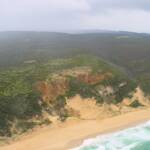 Aerial view of the Great Ocean Road, VIC