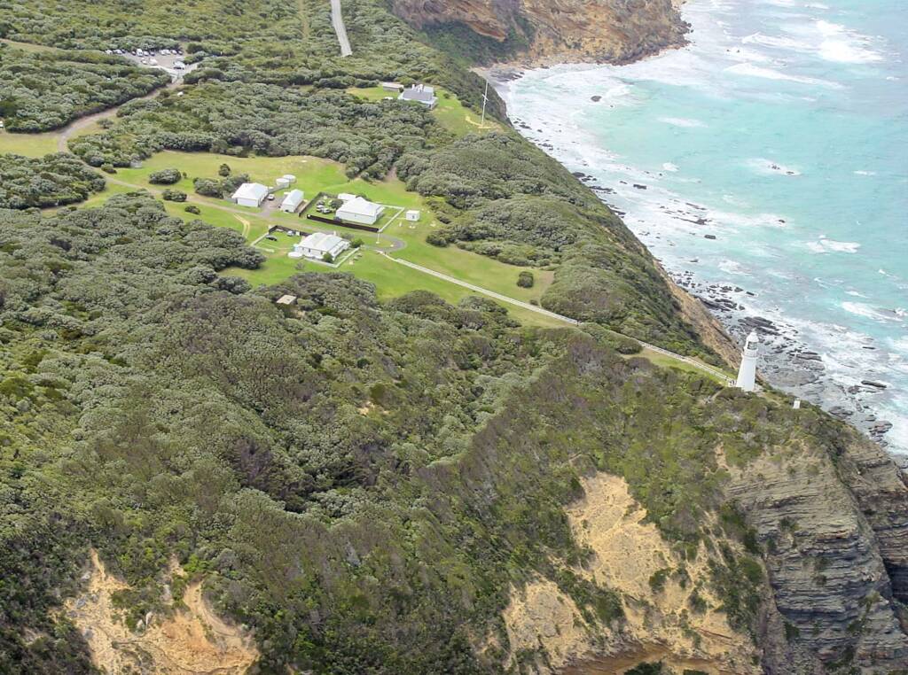Aerial view of the Great Ocean Road, VIC