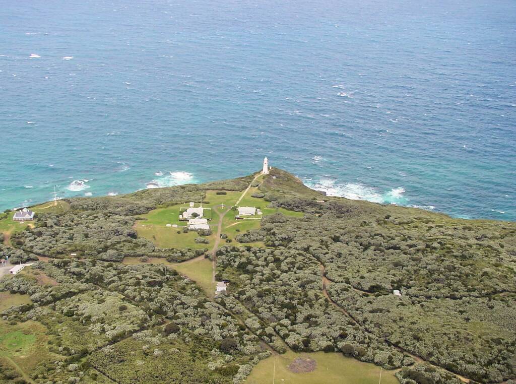 Aerial view of the Great Ocean Road, VIC