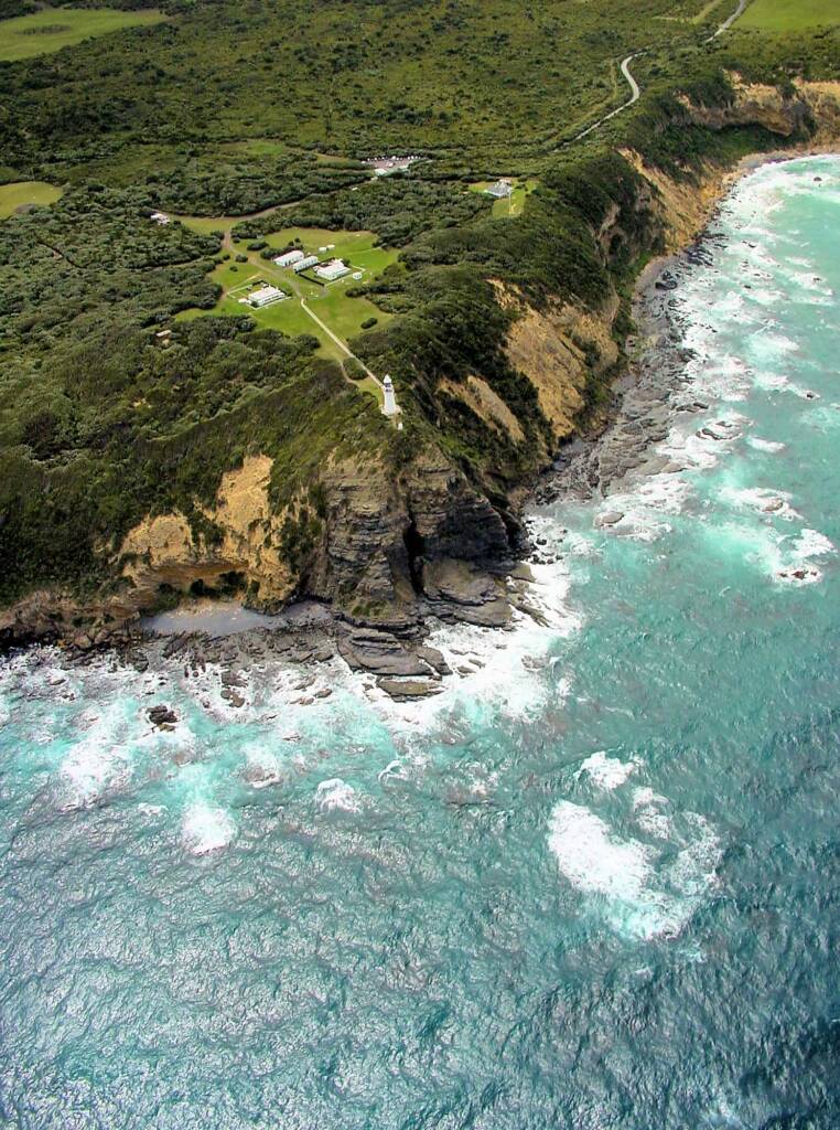 Aerial view of the Great Ocean Road, VIC