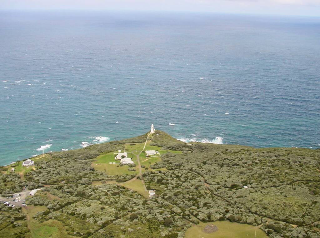 Aerial view of the Great Ocean Road, VIC