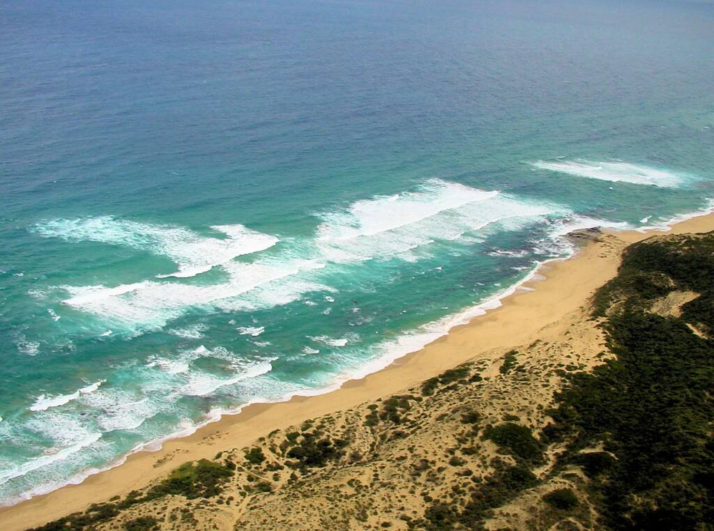Aerial view of the Great Ocean Road, VIC