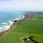 Aerial view of the Great Ocean Road, VIC