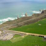 Aerial view of the Great Ocean Road, VIC