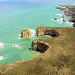 Aerial view of the Great Ocean Road, VIC