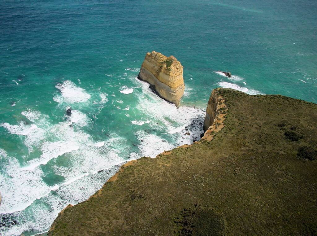 Aerial view of the Great Ocean Road, VIC