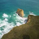 Aerial view of the Great Ocean Road, VIC