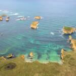 Aerial view of the Great Ocean Road, VIC