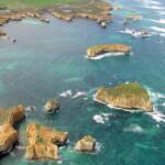 Aerial view of the Great Ocean Road, VIC