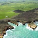 Aerial view of the Great Ocean Road, VIC
