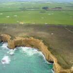 Aerial view of the Great Ocean Road, VIC