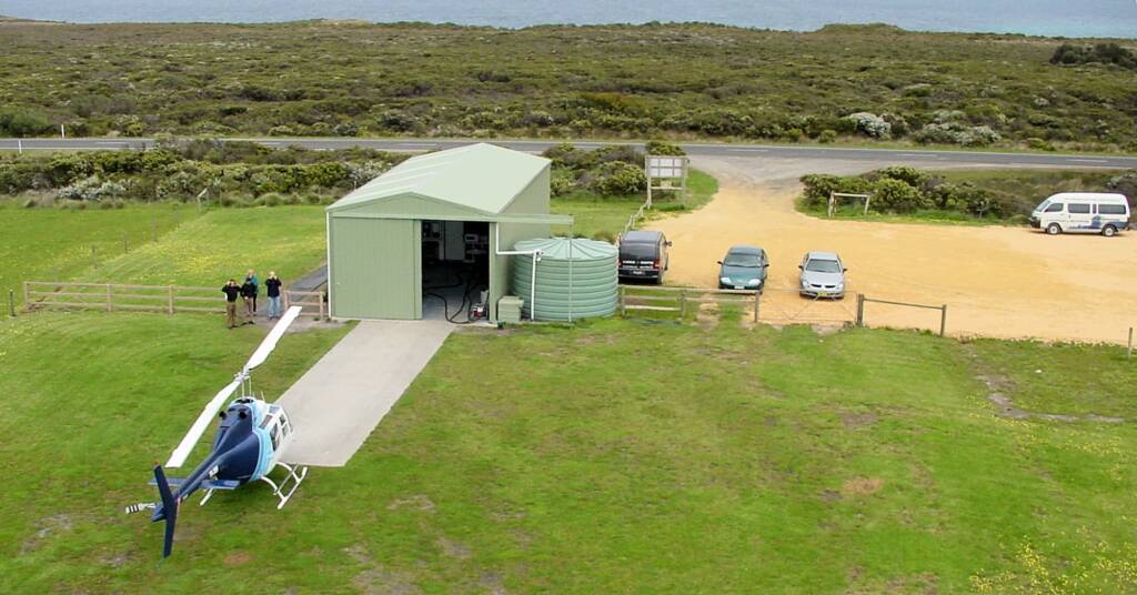 Helicopter tour for aerial view of the Great Ocean Road, VIC
