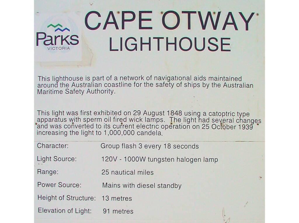 Cape Otway Lighthouse, Victoria