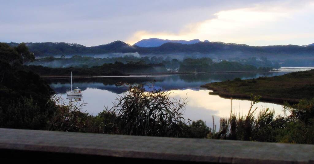 Strahan (on the scenic Macquarie Harbour), Tasmania