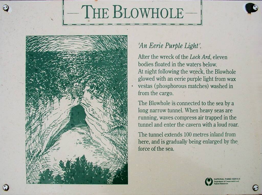 The Blowhole, Loch Ard Gorge, Great Ocean Road, VIC