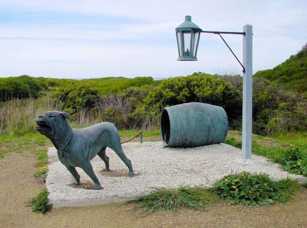 The Dog Line at Eaglehawk Neck, Tasmania