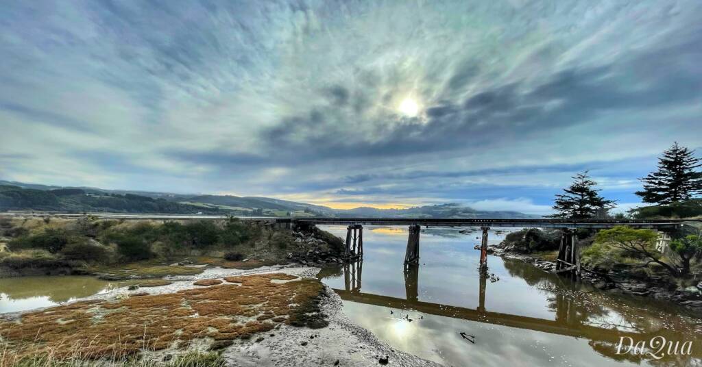 Estuary at Blueskin Bay, Otago, New Zealand