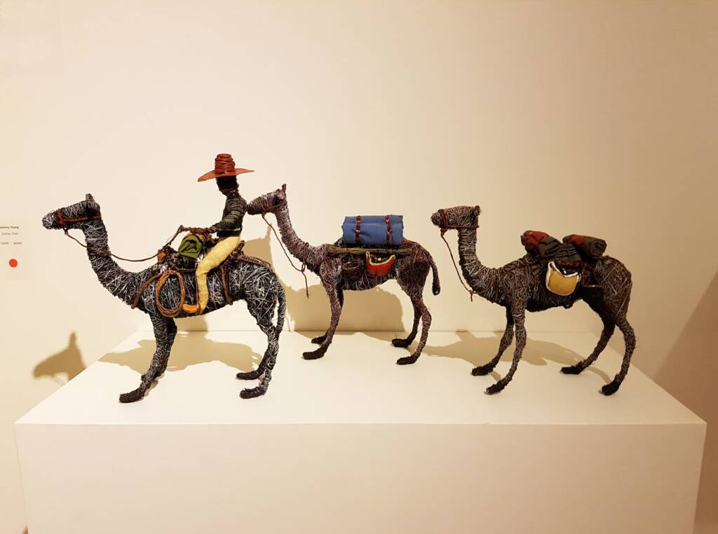 Camel Train by Johnny Young, Alice Springs Desert Mob Festival 2018