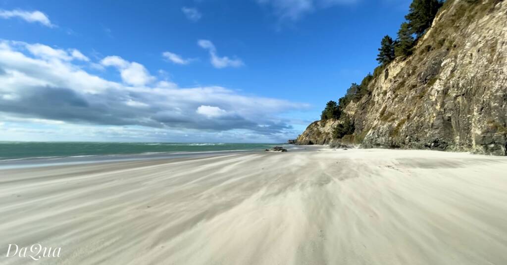 One of the beaches along Doctors Point, New Zealand