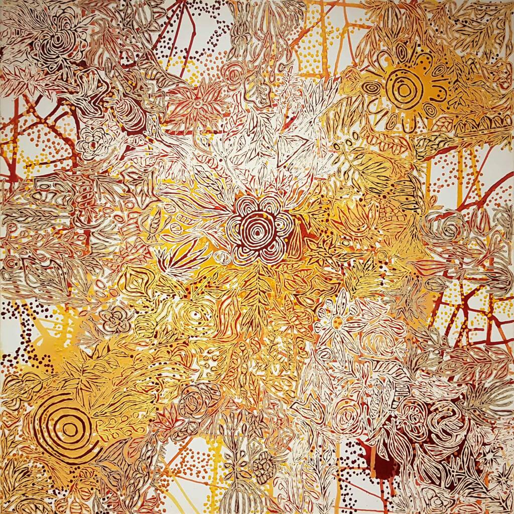 Kalipinypa by Candy Nelson Nakamarra, Alice Springs Desert Mob Festival 2020