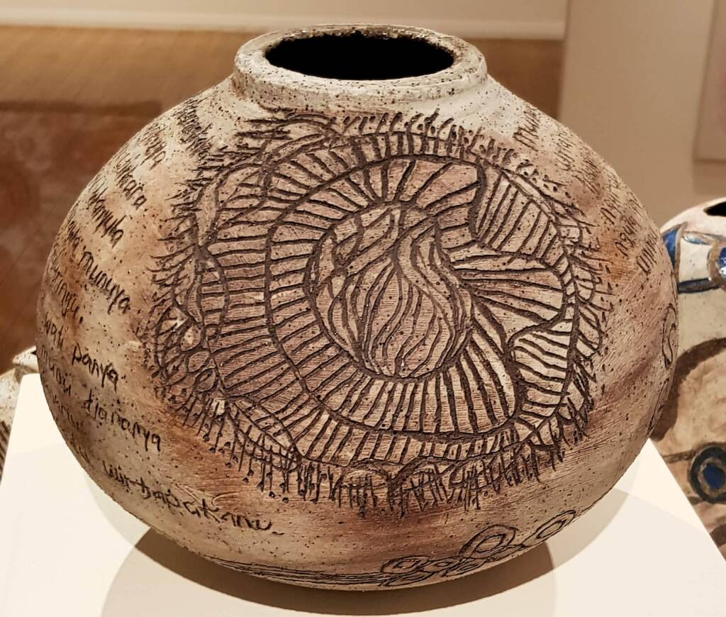 Kungkarangkalpa - Seven Sisters by Tjunkaya Tapaya, Alice Springs Desert Mob Festival 2018