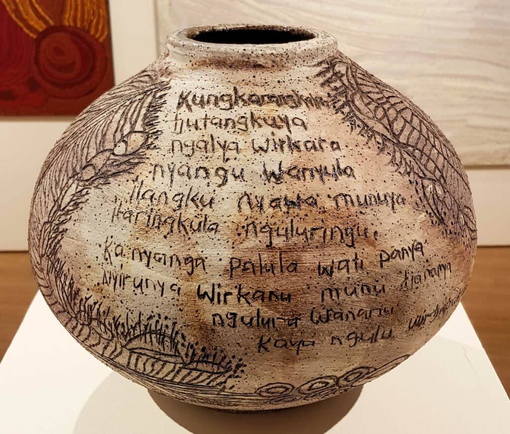 Kungkarangkalpa - Seven Sisters by Tjunkaya Tapaya, Alice Springs Desert Mob Festival 2018