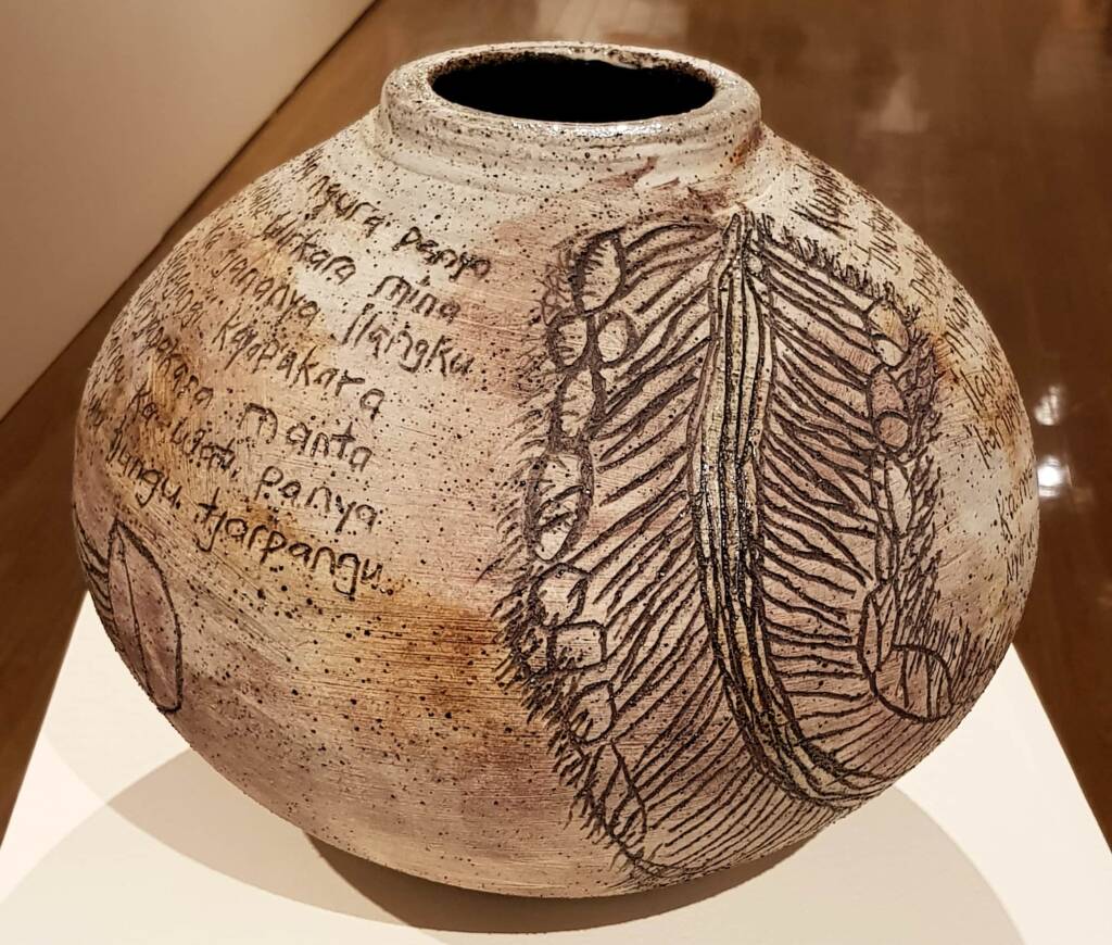 Kungkarangkalpa - Seven Sisters by Tjunkaya Tapaya, Alice Springs Desert Mob Festival 2018