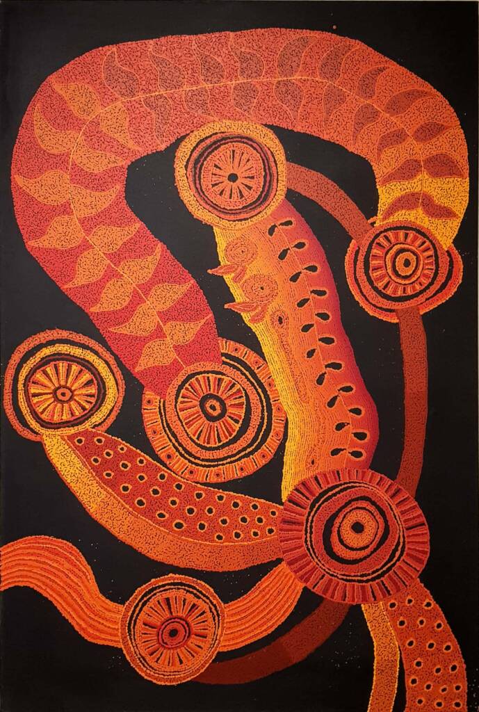 Ngayuku Ngura Kuwari by Marina Pumani Brown, Alice Springs Desert Mob Festival, 2020
