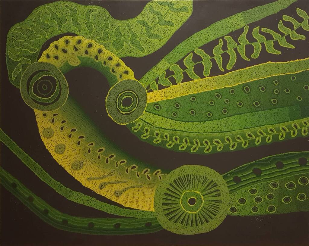 Ngayuku Ngura Kuwari - My Home Now by Marina Pumani Brown, Alice Springs Desert Mob Festival 2018