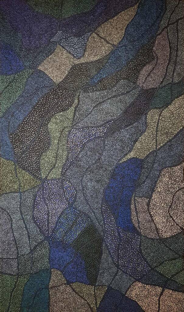 Ninuku Tjukurpa by Judy Miller, Alice Springs Desert Mob Festival, 2020