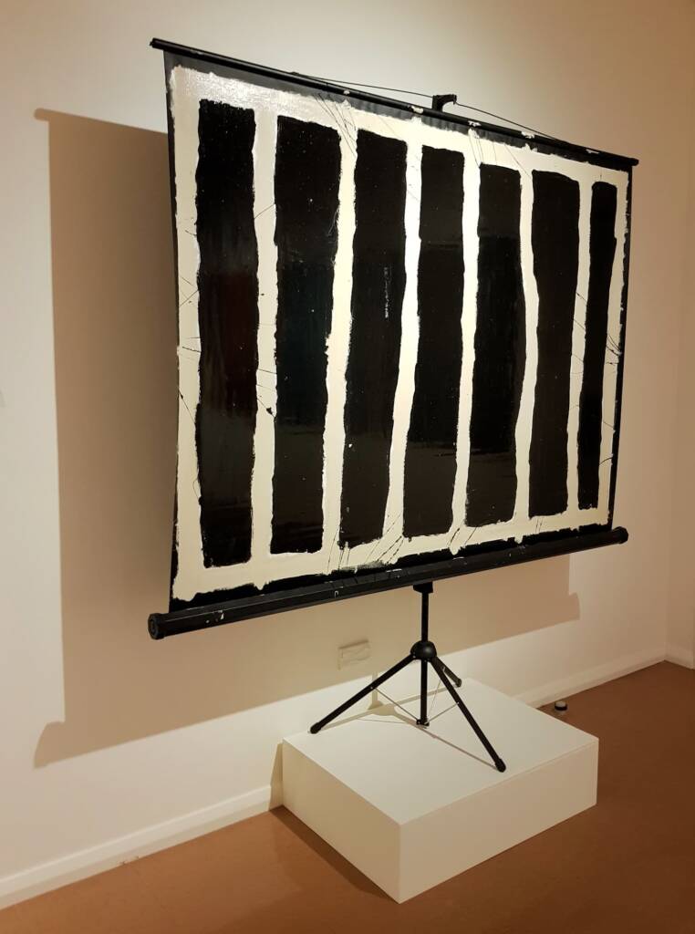 Projector Lines by marcus Camphoo, Alice Springs Desert Mob Festival 2020