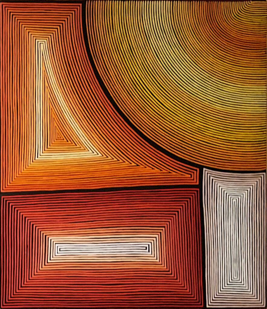 Untitled by Adam Gibbs Tjapaltjarri, Alice Springs Desert Mob Festival 2020