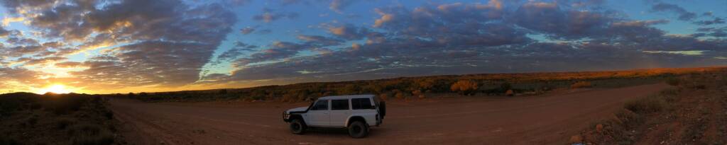 Binns Track at sunrise